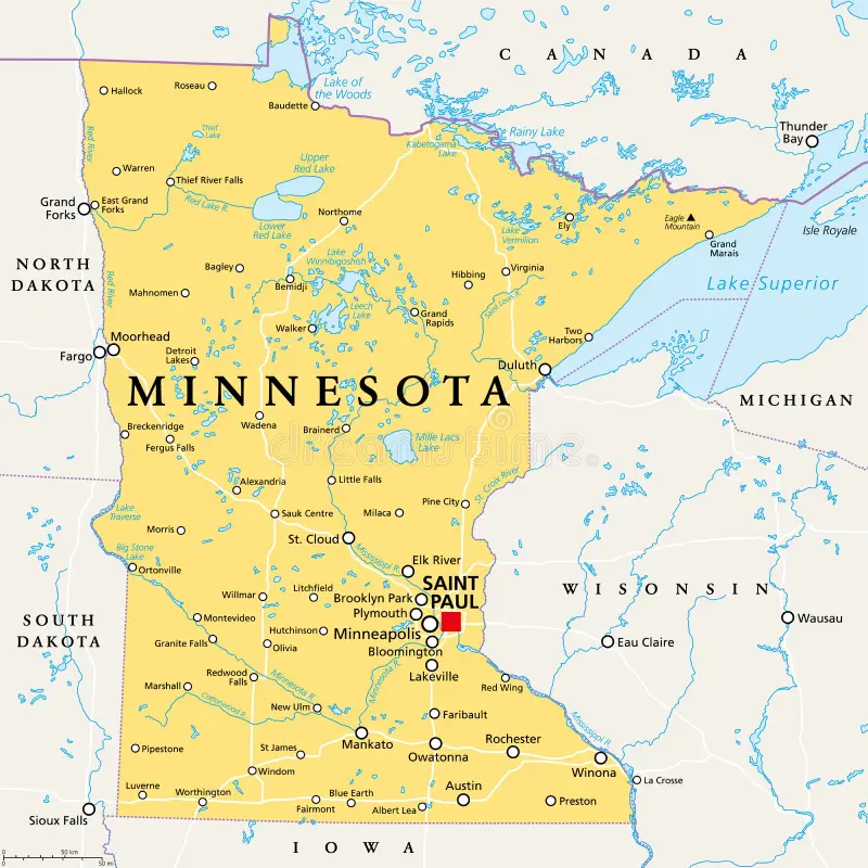 Casablanca Cleaning Service - Minnesota Area Map